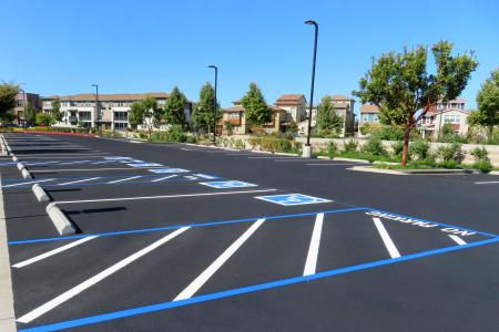 Parking lot cleaning